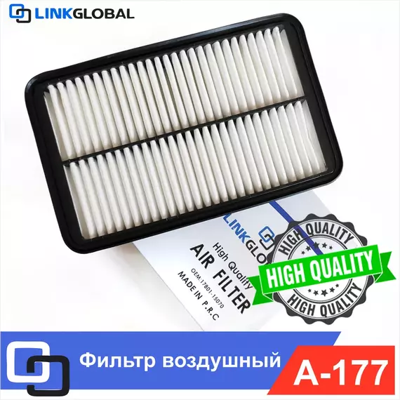 Фильтр воздушный A-177 A177 для TOYOTA OEM: 17801-15070 143-211 17801-02030