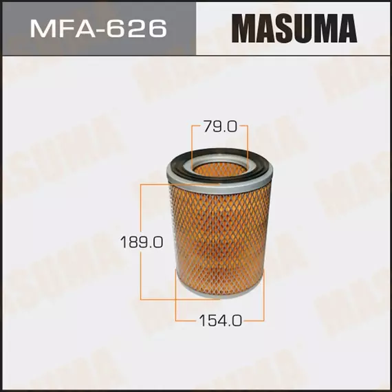Фильтр воздушный Isuzu Elf 84-; Nissan Atlas 86-, Truck 97- Masuma MFA-626