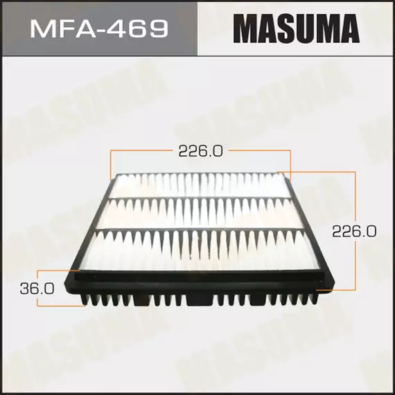 Фильтр воздушный Mitsubishi Pajero 90-97, Pajero Sport 98-08, L200 90-07, Delica 94- MASUMA MFA-469