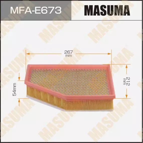 Воздушный фильтр "Masuma" MFA-E673 BMW X5 (G05), 5-SERIES (G31)