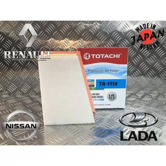 Фильтр воздушный  Largus (1.6 105 л.с.); Nissan Almera; Renault Duster, Logan (1.6 105 л.с.), Sandero TOTACHI TA-1114 82 00 431 051 MANN C 1858/2