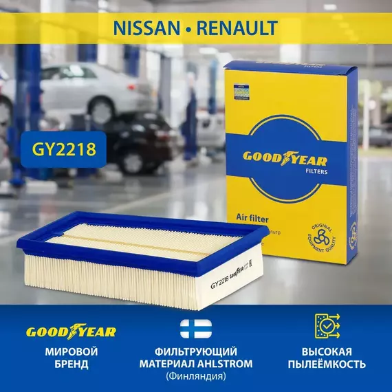 Фильтр воздушный Nissan Qashqai I 07- Nissan X-Trail II (T31) 07- Renault Koleos I (2.0л дизель) 08- /кросс-номер MANN C 24332 /OEM 16546JD20A 16546JG70A