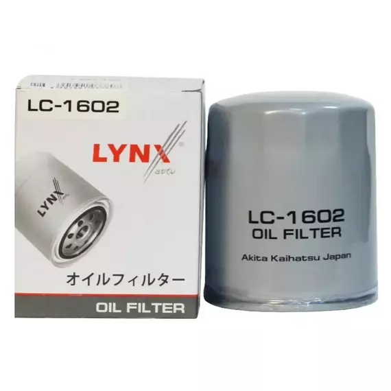 LYNXauto LC-1602 Фильтр масляный MAZDA: 3 5 6 CX-3 CX-5 CX-7 MX-5, FAW BESTURN X80, NISSAN