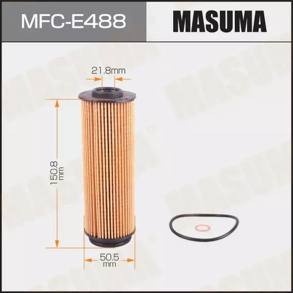 Фильтр масляный BMW 1 (F20) 16-, 3 (F30, G20) 15-, 5 (G30) 16-, X3 17-, X5 18- Masuma MFC-E488
