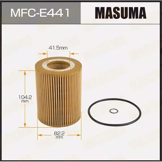 Фильтр масляный BMW 3 (E36, E46) 90-, 5 (E39, E60) 95-, X3 (E83) 03-, X5 (E53) 00- Masuma