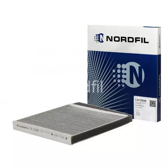 Фильтр салонный угольный Volvo S60 00-, S80 98-, V70 II 99-, S60 00-, XC70 00-, XC90 02- OEM cuk2855 k1126a lak54 30630754 Nordfil cn1069k
