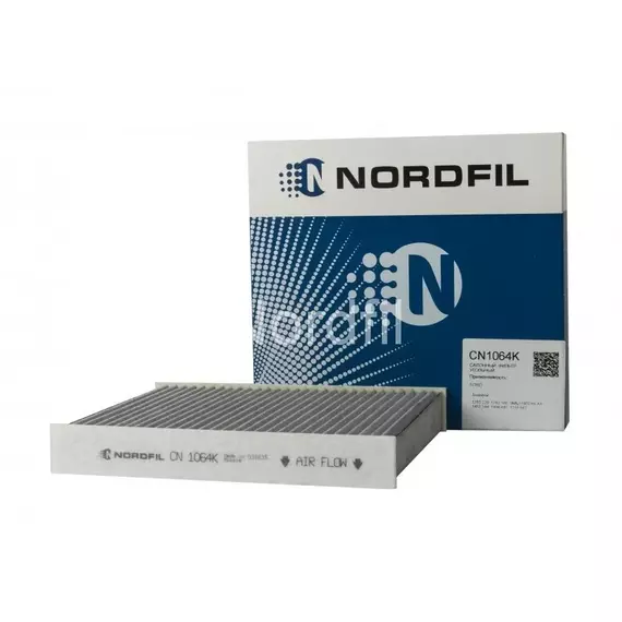 Фильтр салона угольный NORDFIL cn1064k для Ford C-Max 07-, Galaxy 06-, Kuga 08-, Mondeo IV 07- OEM 1709013 k1350 cu25007