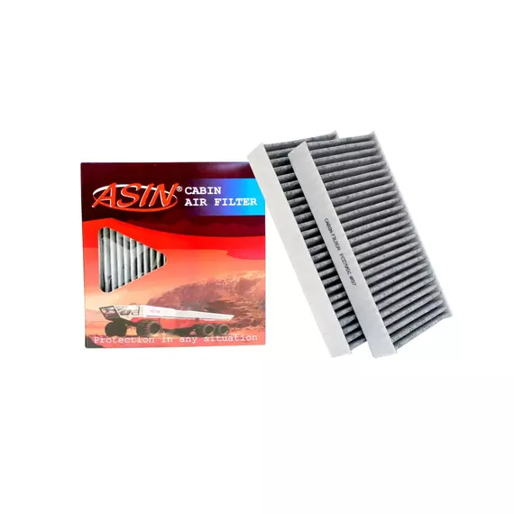 Фильтр салонный 80292-SCA-E11 ASIN.FC2795C (угольный) (2шт) для HONDA (Civic VII) (2000-2005) (CR-V II RD4,RD5,RD6,RD7,RD8,RD9) (2002-2006) (с конд.)