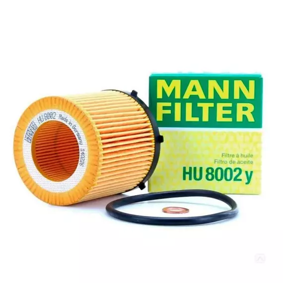 Фильтр масляный MANN-FILTER HU8002Y BMW F30/F31 11-12/ F10/F11/F18 11-12/ X1 11-12, 11427634292