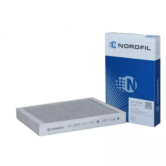 Фильтр салона угольный NORDFIL CN1247K TOYOTA LAND CRUISER 300 21-, LEXUS LX 21- OEM 8713930110 8713960030