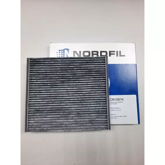 Фильтр салона NORDFIL (угольный) Lifan Solano, Cebrium, X60, GEELY Emgrand EC7, BYD F-3, Tiggo, M11/M12 №B8121170