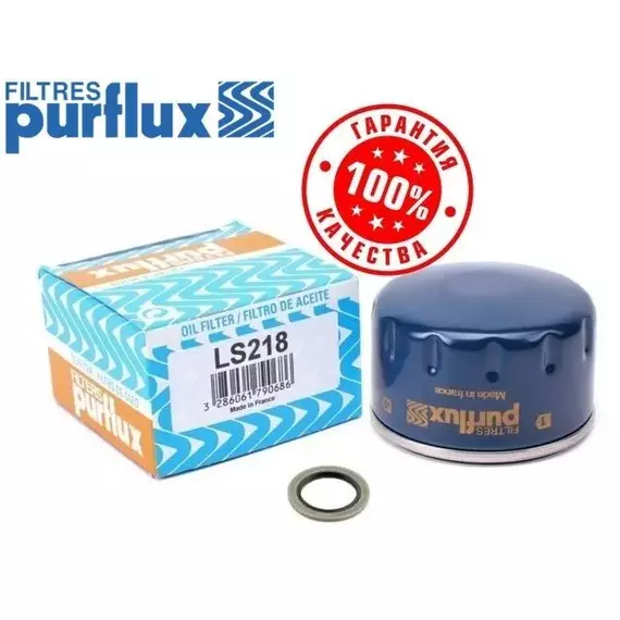Фильтр масляный Renault Logan Megane Fluence Sandero Duster Clio Symbol  Largus Nissan Almera G15 Purflux 7700274177