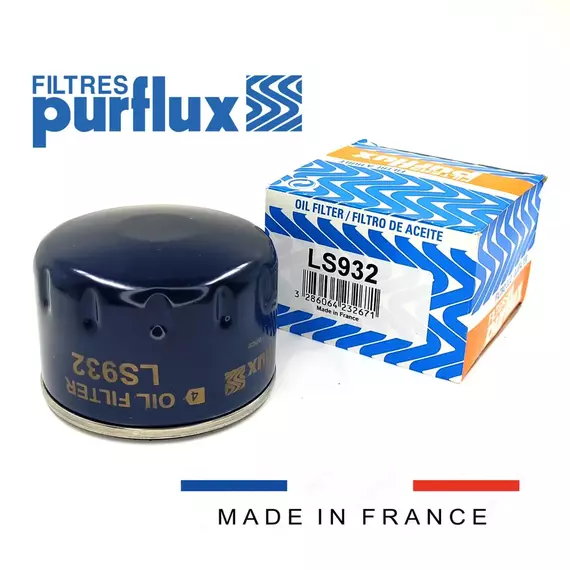 Фильтр масляный Purflux LS932 Renault Duster 2.0, Kaptur, Logan, Nissan Terrano F4R 8200768913, 7700274177