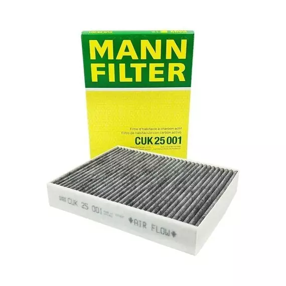Фильтр салона MANN CUK25001 BMW 1 (F20)/ 3 (F30/F31) угольный