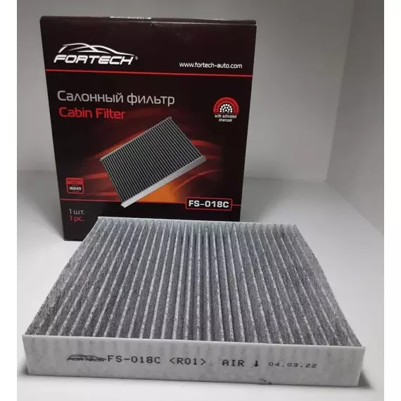 Фильтр салонный угольный Fortech FS018C Ford focus II с 2008 года